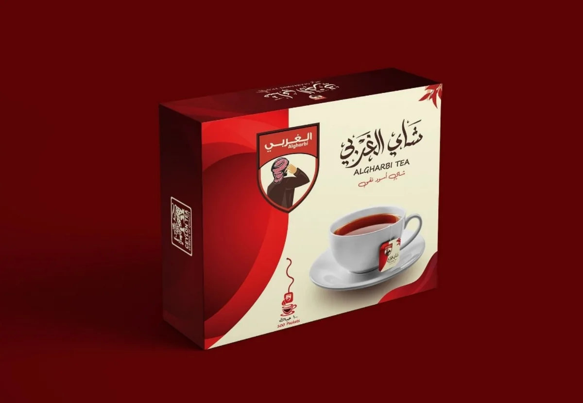 شاي الغربي — تصميم العبوات